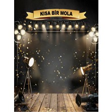 Promisebackdrop2 Kısa Bir Mola, Karne Panosu, Okul Etkinlik 250X200CM Ek Dikişli Kumaş Afiş