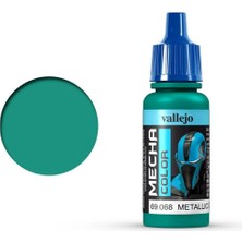 Vallejo 69068 18 Ml. Metallic Green, Mecha Color Serisi Model Boyası