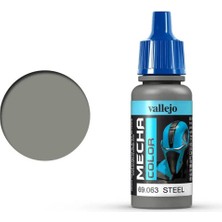 Vallejo 69063 18 Ml. Steel, Mecha Color Serisi Model Boyası