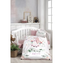 Özgürce Renkli 3D Pamuk Bebek Nevresim Takımı, Yumuşak ve Konforlu Uyku Ortamı