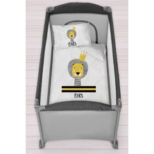 Özgürce Özel Tasarım 75X120 Park Yatak Beşik Nevresim Takımı, Şık ve Konforlu