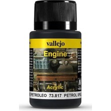 Vallejo 73817 40 Ml. Akaryakıt Dökülmeleri, Motor Yüzeyi Efekti Boyası