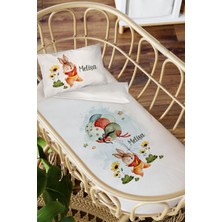 Özgürce Isme Özel Anne Yanı 60X100 Beşik Uyku Nevresim Takımı, Şık ve Konforlu Set