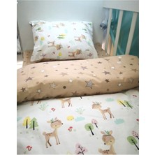 Özgürce Yıldızlı Pamuk Bebek Nevresim Takımı 100X150, Yumuşak ve Renkli Konfor