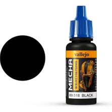 Vallejo 69518 18 Ml. Black Wash, Mecha Color Serisi Model Boyası