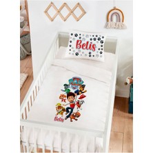 Özgürce Isme Özel %100 Pamuk Bebek Nevresim Takımı, Sevimli Minnie Mouse Tasarımı