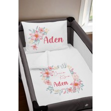 Özgürce Özel Tasarım 75X120 Park Yatak Beşik Nevresim Takımı, Şık ve Konforlu Uyku Ortamı