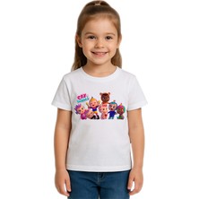 Sedirli Unisex Cry Babies Baskılı Çocuk Tişört Pamuklu Penye Kumaş