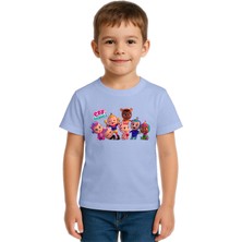 Sedirli Unisex Cry Babies Baskılı Çocuk Tişört Pamuklu Penye Kumaş