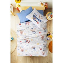 Özgürce Seaman Mavi Bebek Nevresim Takımı, Şık ve Konforlu Uyku Seti