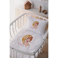 Özgürce Yumuşak ve Şık Pamuk Saten Beşik Nevresim Takımı, Isimli ve Özel Tasarım