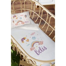 Özgürce Isme Özel 60X100 Beşik Uyku Nevresim Takımı, Şık ve Rahat Uyku Ortamı