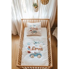Özgürce Renkli 100% Pamuk Saten Isimli Çocuk Yatak Nevresim Takımı (70X120 Cm)