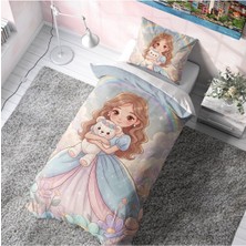 Özgürce Yumuşak Peluş Ayıcıklı Çocuk Nevresim Takımı, Çarşafsız, Rüya Gibi Uyku