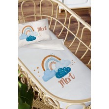 Özgürce Isme Özel 60X100 Beşik Uyku Nevresim Takımı, Renkli ve Konforlu Uyku Seti