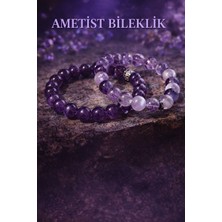 Ametist Doğal Taş Bileklik