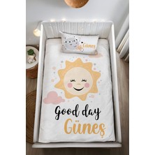 Özgürce Isme Özel %100 Pamuk Bebek Nevresim Takımı, Yumuşak ve Konforlu Uyku Için