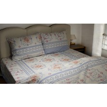 Tfn Home Sade Mavi Tonlarında Çift Kişilik Nevresim Takımı