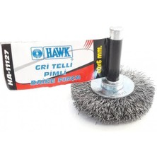 Mestore Hawk HA11127 Pimli Gri Tel Daire Fırça 40X6 mm - 8695348111277