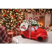 Tarçın Tasarım By Gizem Bağcı El Yapımı,yılbaşı Çam Ağacı Vosvos Araba Biblo,yeniyıl Hediyesi (11*9 cm Boyutunda)