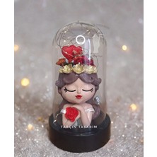 Tarçın Tasarım Sevgililer Günü Hediyesi,14 Şubat,ışıklı Led,çiçek Aranjman,dekoratif Hediye