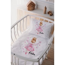 Özgürce %100 Pamuk Saten Isimli Anne Yanı Beşik Nevresim Takımı, Prenses Şıklığında