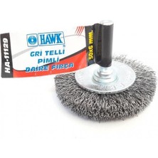 Mestore Hawk HA11129 Pimli Gri Tel Daire Fırça 50X6 mm - 8695348111291