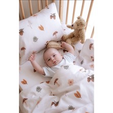 Özgürce Bebek Beşik ve Park Yatak Için Pamuk Saten Çarşaf Takımı (60X120 Cm)