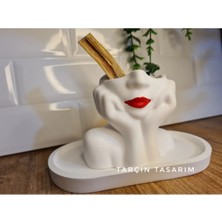Tarçın Tasarım Lady Palo Santo Tütsülük,arınma Tütsülük,tütsü Kabı (Handmade)