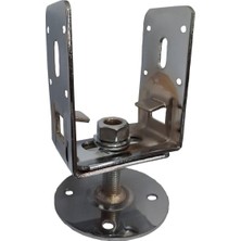 Mestore Krom Ayarlı Tablalı Pergole Ayağı - 9996670606325