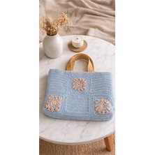 Miss Granny Square El Örgüsü Çanta