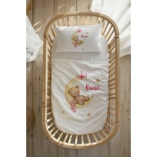 Özgürce Yumuşak Pamuk Saten Isimli Beşik Nevresim Takımı (60X100 Cm)