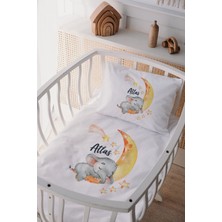 Özgürce Yumuşak Pamuk Saten Beşik Nevresim Takımı, Isimli ve Rahat Uyku Seti