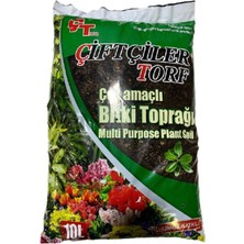 Çiftçiler Hazır Bitki Sebze Çiçek Toprağı Torf Karışımlı 10 Litre,kaktüs-Sukulent Toprağı,çiçek Toprağı,saksı