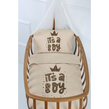 Özgürce Bebek Beşiği 60X100 Özel Baskılı Uyku Nevresim Takımı Çarşafsız