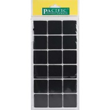 Mestore Pacific 6035 Bl Yapışkanlı Keçe  35 mm x 35 mm Siyah - 8698771400857
