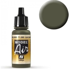Vallejo 71285 18 Ml. Uja Dark Green, Model Air Serisi Model Boyası
