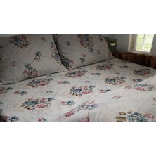 Tfn Home Pembe ve Mavi Tonlar Içerisinde Çift Kişilik Nevresim Takımı