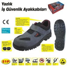 Mestore 414 Yazlık S1 42 No Çelik Burunlu Ayakkabı - 9996670079310