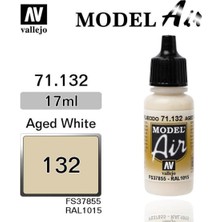 Vallejo 71132 18 Ml. Aged White, Model Air Serisi Model Boyası