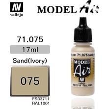 Vallejo 71075 18 Ml. Ivory, Model Air Serisi Model Boyası