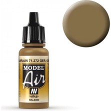 Vallejo 71272 18 Ml. Ger. Green Brown, Model Air Serisi Model Boyası