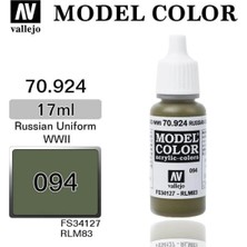Vallejo 70924 18 Ml. (94) Russian Uniform Wwıı, Model Color Serisi Model Boyası