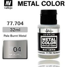 Vallejo 77704 32 Ml. Pale Burnt Metal, Metal Color Serisi Model Boyası