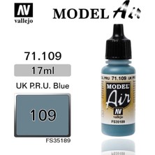 Vallejo 71109 18 Ml. Faded P.r.u Blue, Model Air Serisi Model Boyası