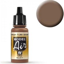 Vallejo 71293 18 Ml. Us Earth Red, Model Air Serisi Model Boyası
