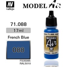 Vallejo 71088 18 Ml. French Blue, Model Air Serisi Model Boyası