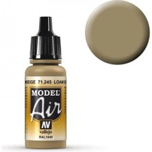 Vallejo 71245 18 Ml. Loambrown Ral 1040, Model Air Serisi Model Boyası