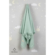 Özgürce Yumuşak Dokulu 4 Katlı Pamuk Müslin Battaniye, Konfor ve Şıklık Bir Arada