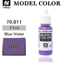 Vallejo 70811 18 Ml. (46) Blue Violet-Matt, Model Color Serisi Model Boyası